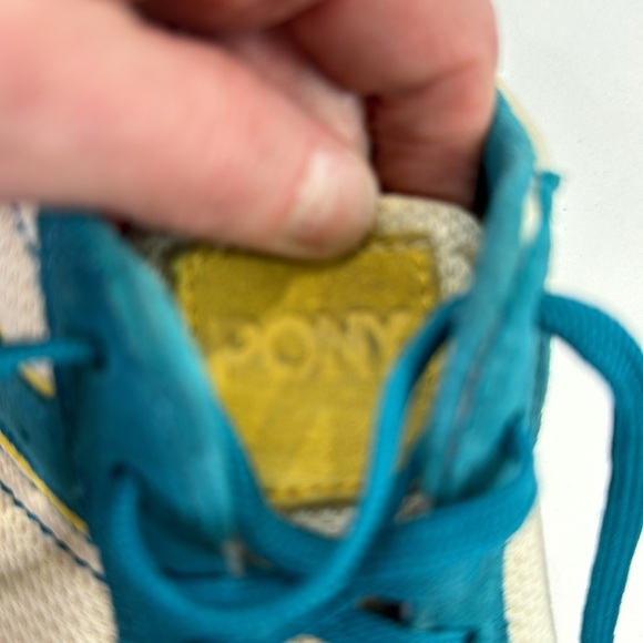 Pony Sneakers Rio Suede Turquoise Sneakers Size 9 - Picture 7 of 10